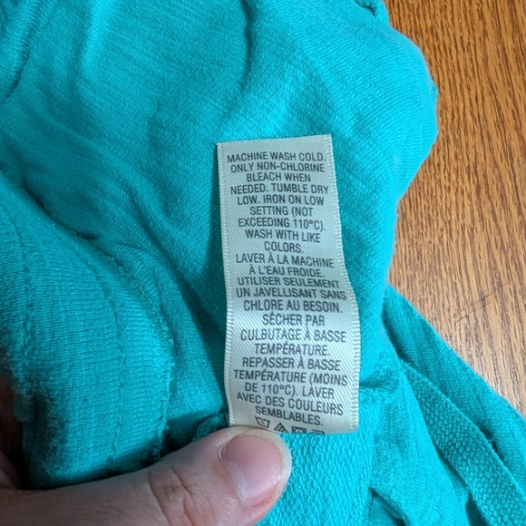 Danskin Green/Blue Shorts XL (P08) - Picture 8 of 10